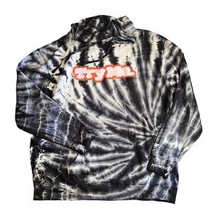 BSR By Samii Ryan Hoodie black tie dye Try Me collaboration with Dolls Kill